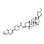 4-[2-[Boc(methyl)amino]acetyl]-N-[(3S,5R,8R,9S,10S,13R,14S,17R)-14-hydroxy-10,13-dimethyl-17-(2-oxo-2H-pyran-5-yl)hexadecahydro-1H-cyclopenta[a]phenanthren-3-yl]piperazine-1-carboxamide