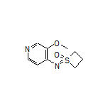 1-[(3-Methoxypyridin-4-yl)imino]thietane 1-Oxide
