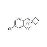 1-[(4-Chloro-2-methoxyphenyl)imino]thietane 1-Oxide