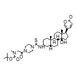 4-[2-[Boc-(methyl)amino]acetyl]-N-[(3S,5R,8R,9S,10S,13R,14S,17R)-14-hydroxy-10,13-dimethyl-17-(2-oxo-2H-pyran-5-yl)hexadecahydro-1H-cyclopenta[a]phenanthren-3-yl]piperazine-1-carbothioamide