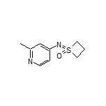 1-[(2-Methylpyridin-4-yl)imino]thietane 1-Oxide