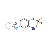1-[[3-Bromo-4-(trifluoromethoxy)phenyl]imino]thietane 1-Oxide