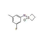 1-[(3-Fluoro-5-methylphenyl)imino]thietane 1-Oxide
