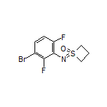 1-[(3-Bromo-2,6-difluorophenyl)imino]thietane 1-Oxide
