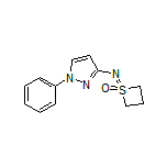 1-[(1-Phenyl-3-pyrazolyl)imino]thietane 1-Oxide