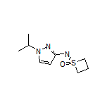 1-[(1-Isopropyl-3-pyrazolyl)imino]thietane 1-Oxide