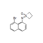 1-[(8-Bromonaphthalen-1-yl)imino]thietane 1-Oxide