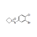 1-[(3-Bromo-4-chlorophenyl)imino]thietane 1-Oxide