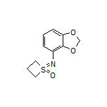 1-(Benzo[d][1,3]dioxol-4-ylimino)thietane 1-Oxide