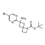 6-(5-Bromopyrimidin-2-yl)-1-Boc-1-azaspiro[3.3]heptan-6-amine