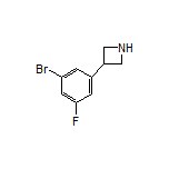 3-(3-Bromo-5-fluorophenyl)azetidine
