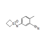 2-Methyl-5-[(1-oxidothietan-1-ylidene)amino]benzonitrile