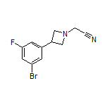 2-[3-(3-Bromo-5-fluorophenyl)azetidin-1-yl]acetonitrile