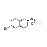 1-[(6-Bromonaphthalen-2-yl)imino]thietane 1-Oxide