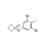 1-[(3,5-Dibromo-4-methylphenyl)imino]thietane 1-Oxide