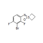 1-[(3-Bromo-2,4-difluorophenyl)imino]thietane 1-Oxide