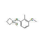 1-[(3-Methoxy-2-methylphenyl)imino]thietane 1-Oxide