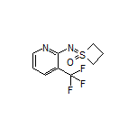1-[[3-(Trifluoromethyl)-2-pyridyl]imino]thietane 1-Oxide