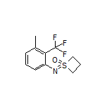 1-[[3-Methyl-2-(trifluoromethyl)phenyl]imino]thietane 1-Oxide