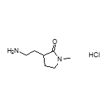 3-(2-Aminoethyl)-1-methylpyrrolidin-2-one Hydrochloride
