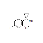 1-(4-Fluoro-2-methoxyphenyl)cyclopropanol
