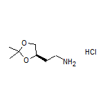 (R)-2-(2,2-Dimethyl-1,3-dioxolan-4-yl)ethanamine Hydrochloride