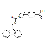 4-(1-Fmoc-3-fluoroazetidin-3-yl)benzoic Acid