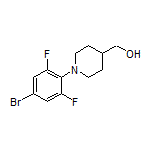 [1-(4-Bromo-2,6-difluorophenyl)piperidin-4-yl]methanol