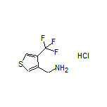 [4-(Trifluoromethyl)thiophen-3-yl]methanamine Hydrochloride