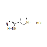 5-(Pyrrolidin-3-yl)-1H-1,2,3-triazole Hydrochloride