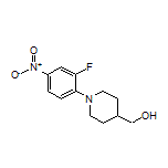[1-(2-Fluoro-4-nitrophenyl)piperidin-4-yl]methanol