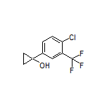 1-[4-Chloro-3-(trifluoromethyl)phenyl]cyclopropanol