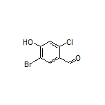5-Bromo-2-chloro-4-hydroxybenzaldehyde