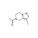 1-[3-Iodo-6,7-dihydropyrazolo[1,5-a]pyrazin-5(4H)-yl]ethanone