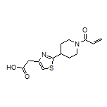 2-[2-(1-Acryloyl-4-piperidyl)thiazol-4-yl]acetic Acid