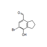 6-Bromo-7-hydroxyindane-4-carbaldehyde
