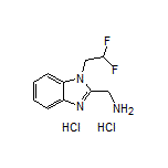 [1-(2,2-Difluoroethyl)-1H-benzo[d]imidazol-2-yl]methanamine Dihydrochloride