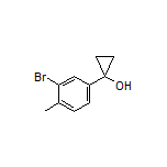1-(3-Bromo-4-methylphenyl)cyclopropanol