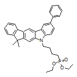 Diethyl [4-[7,7-Dimethyl-2-phenylindeno[2,1-b]carbazol-5(7H)-yl]butyl]phosphonate