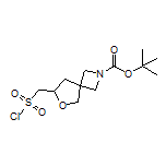 (2-Boc-6-oxa-2-azaspiro[3.4]octan-7-yl)methanesulfonyl Chloride