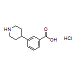 3-(4-Piperidyl)benzoic Acid Hydrochloride