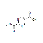 2-(Methoxycarbonyl)pyrimidine-5-carboxylic Acid
