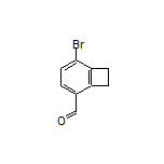 5-Bromobicyclo[4.2.0]octa-1(6),2,4-triene-2-carbaldehyde