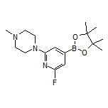 2-Fluoro-6-(4-methylpiperazin-1-yl)pyridine-4-boronic Acid Pinacol Ester
