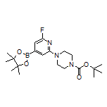 2-(4-Boc-piperazin-1-yl)-6-fluoropyridine-4-boronic Acid Pinacol Ester