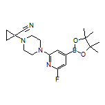 2-[4-(1-Cyanocyclopropyl)piperazin-1-yl]-6-fluoropyridine-4-boronic Acid Pinacol Ester