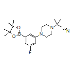 3-[4-(2-Cyano-2-propyl)piperazin-1-yl]-5-fluorophenylboronic Acid Pinacol Ester