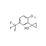 1-[2-Methoxy-5-(trifluoromethyl)phenyl]cyclopropanol