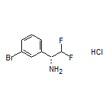 (R)-1-(3-Bromophenyl)-2,2-difluoroethanamine Hydrochloride