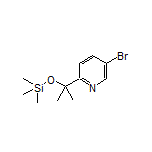 5-Bromo-2-[2-[(trimethylsilyl)oxy]-2-propyl]pyridine